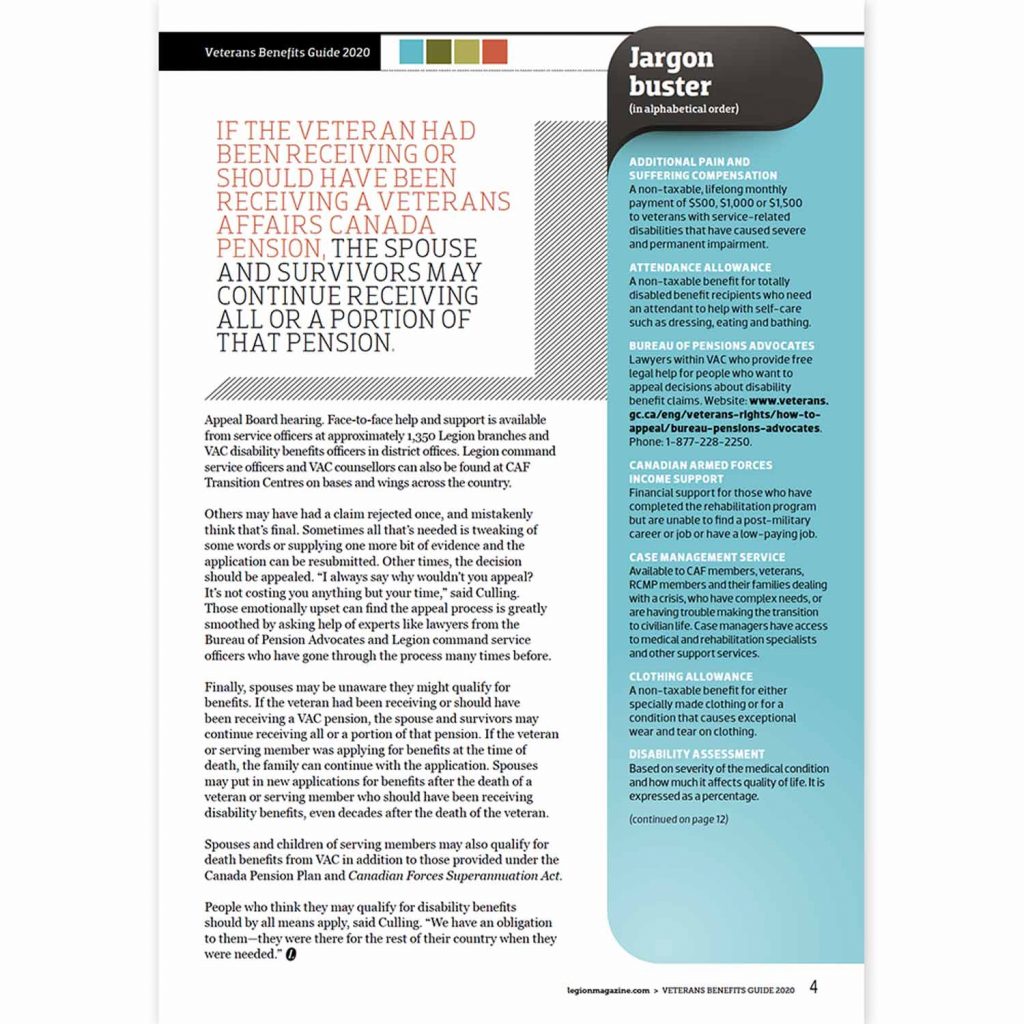 Veterans Benefits Guide – 2020 – Shop | Legion Magazine