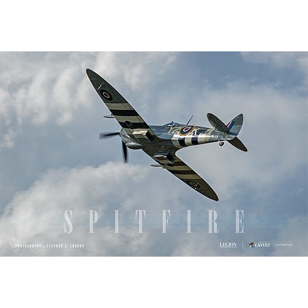 Spitfire 02 Vintage Poster Aircraft