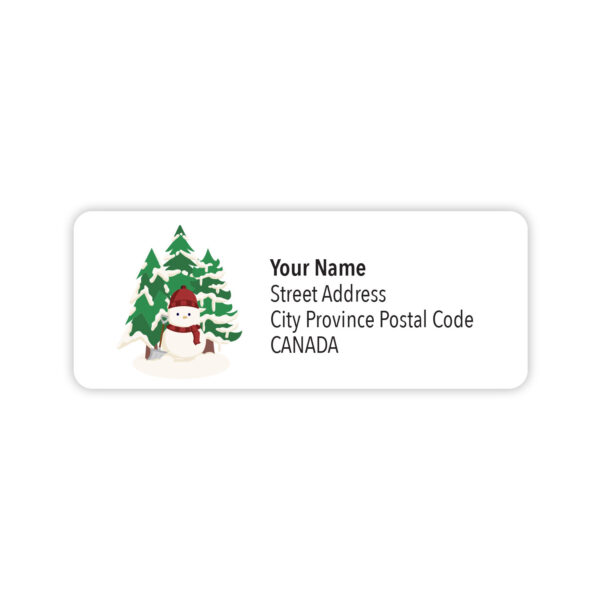 Festive Personalized Mailing Labels - Image 3