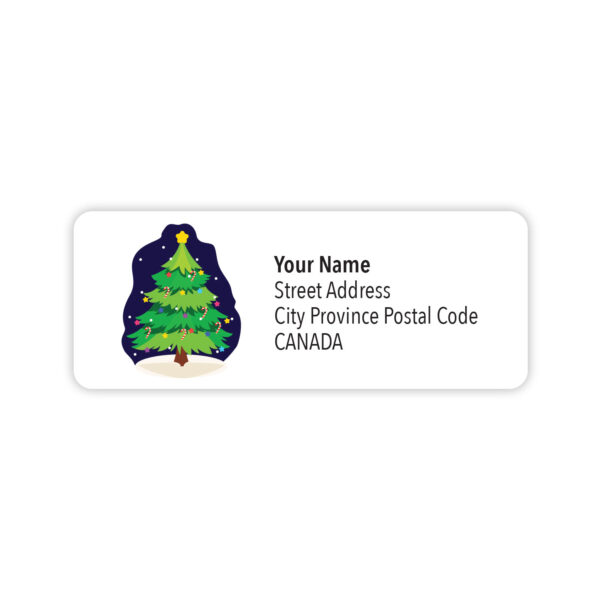 Festive Personalized Mailing Labels - Image 2