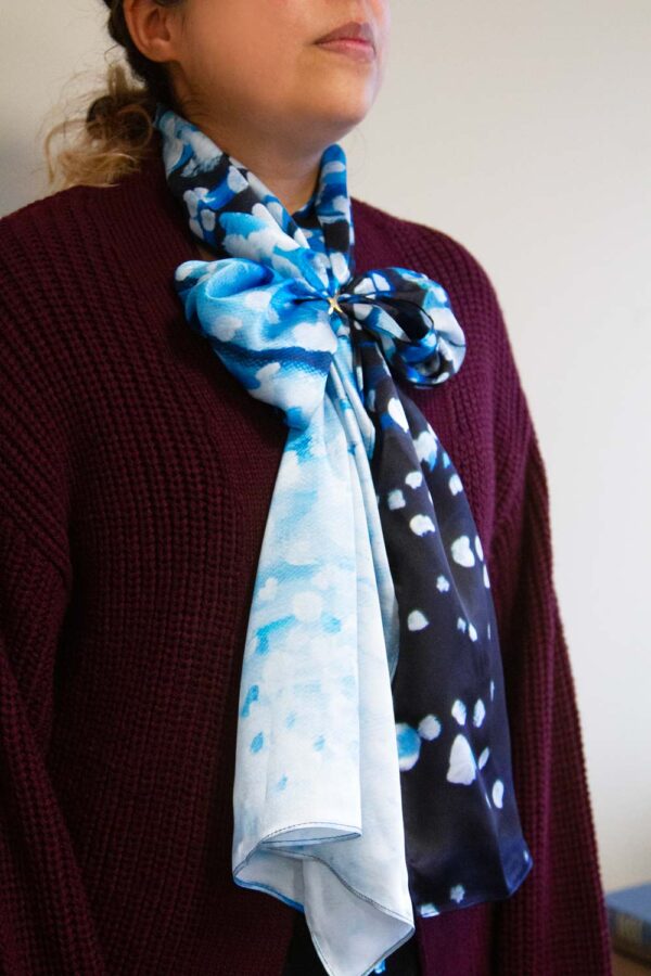 Last Light Silk Scarf - Image 3