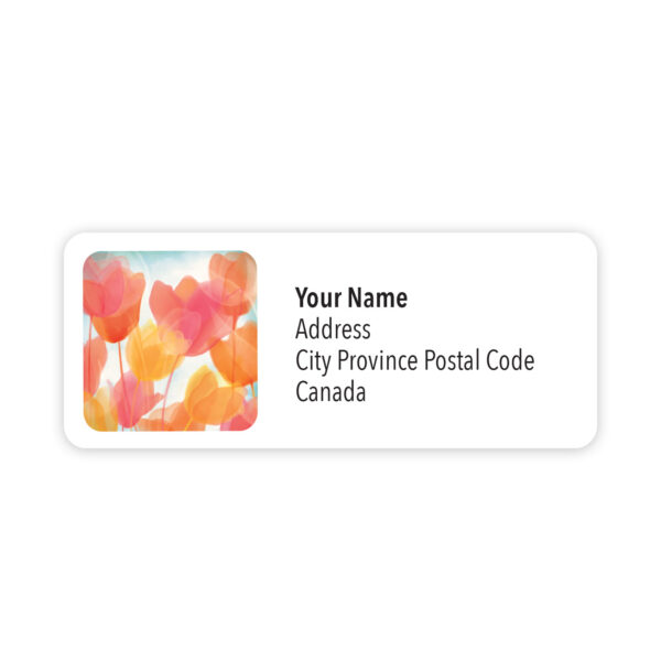 Springtime Blooms Mailing Labels