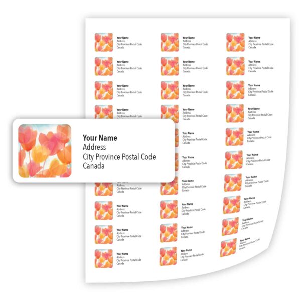 Springtime Blooms Mailing Labels - Image 2
