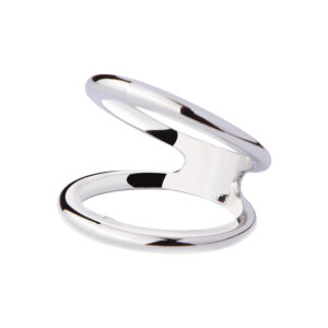 Round Scarf Ring - Silver