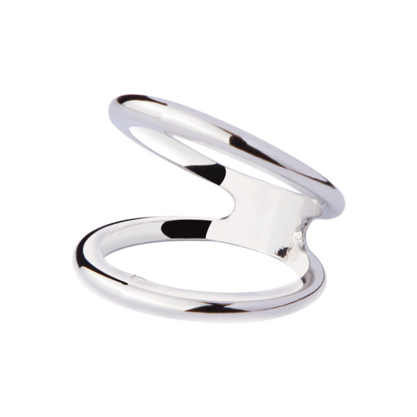 Round Scarf Ring - Silver