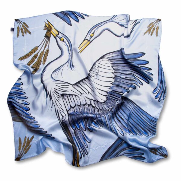 Grace in Flight Silk Scarf - Image 3