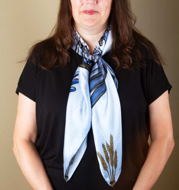 Grace in Flight Silk Scarf - Image 4
