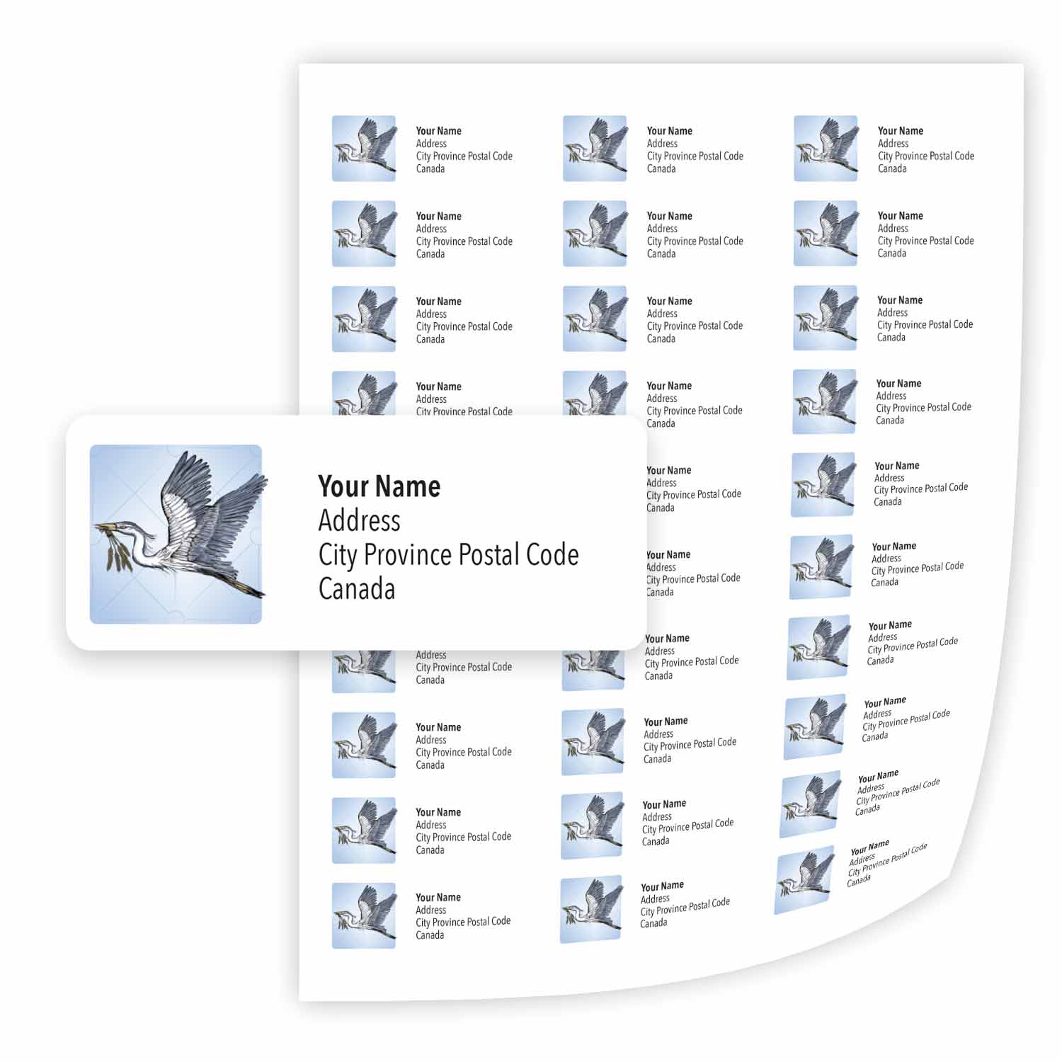 Grace in Flight Mailing Labels - Image 2