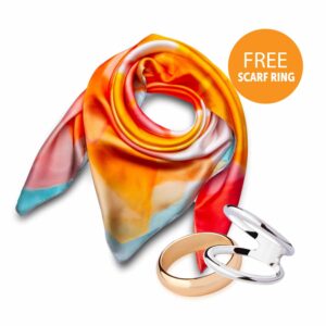 Springtime Blooms Silk Scarf