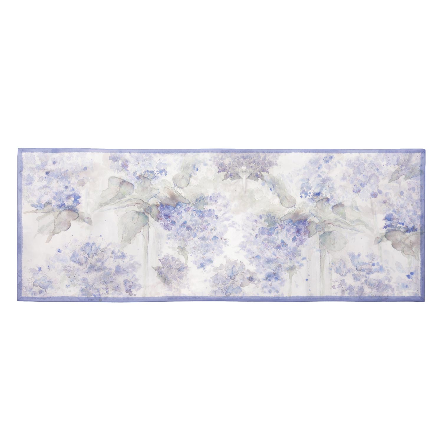 Hydrangea Haze Silk Scarf - Image 2