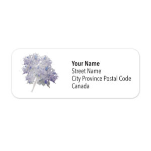 Hydrangea Bloom Personalized Mailing Labels