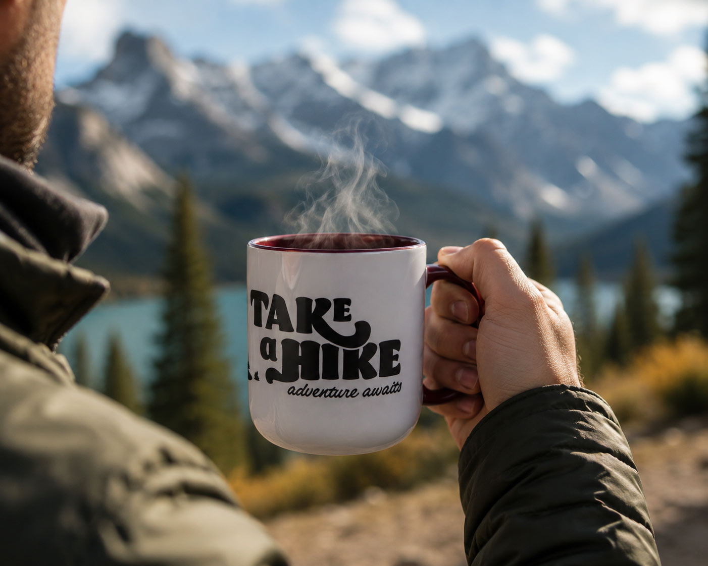 Take a Hike Two-Tone Mug