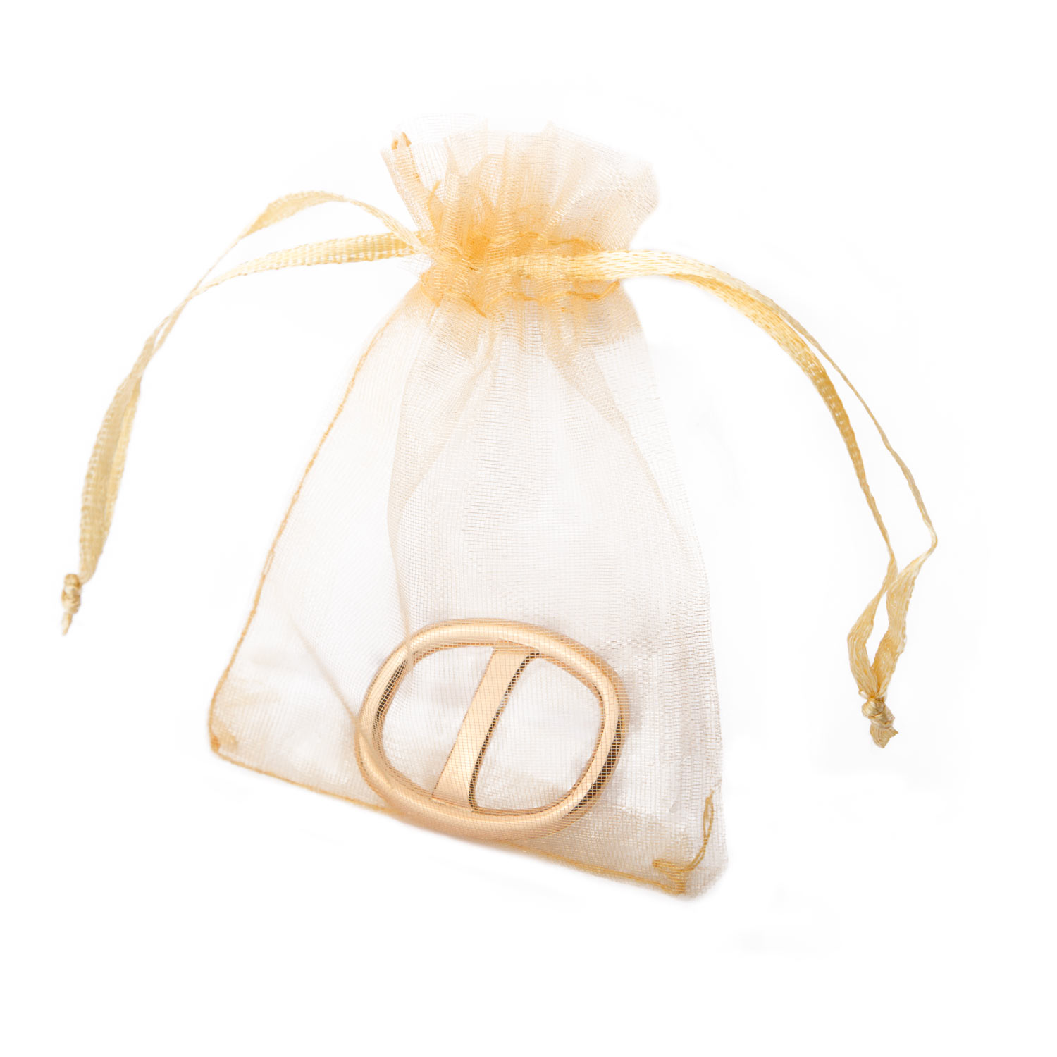 Buckle Scarf Ring - Gold - Image 2